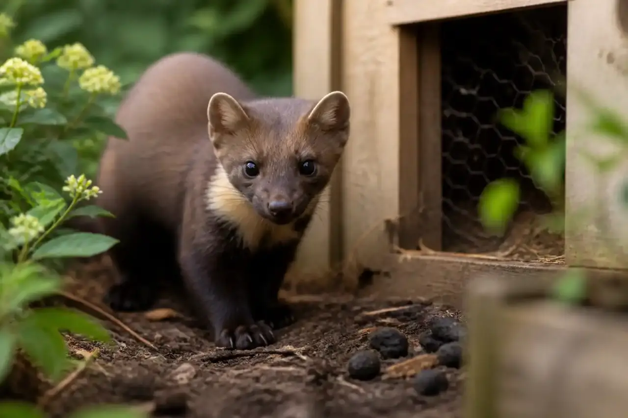Fouine dans le jardin : crottes, bruits nocturnes et poulailler vidé, comment réagir sans l'abattre