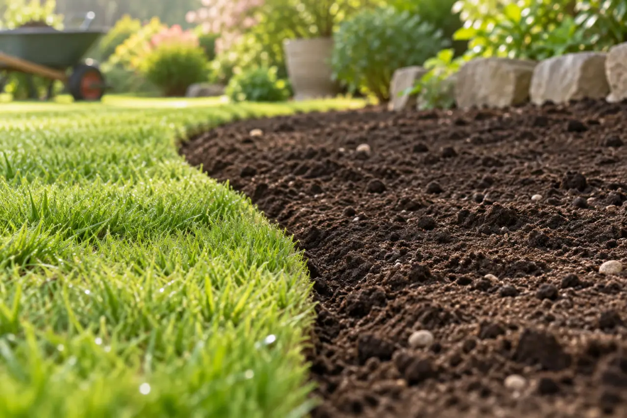 Parterre de fleurs : une bordure nette avant le choix des plantes