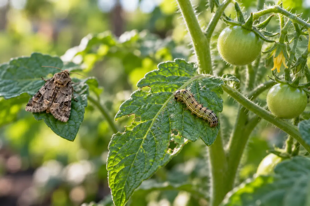 Noctuelles : repérer les chenilles avant qu’elles ne gagnent les fruits et les tiges