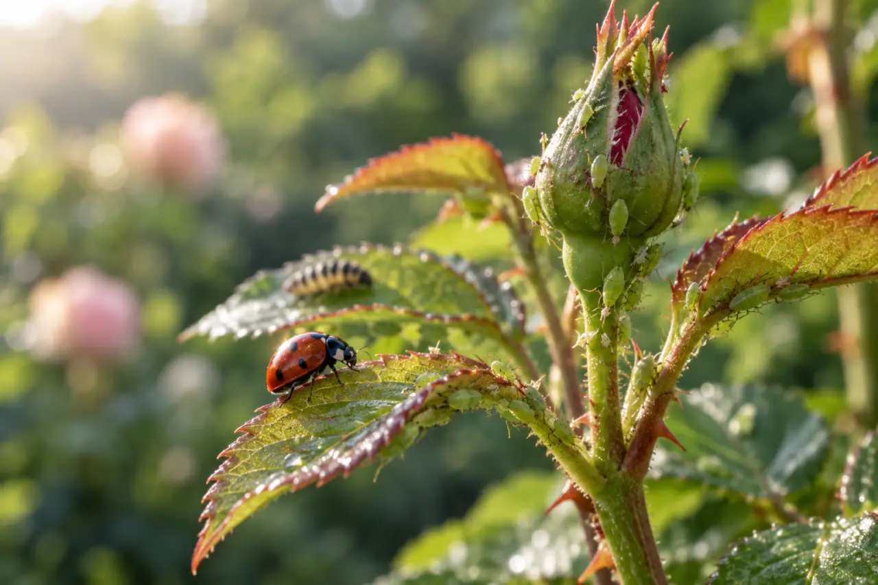 Animaux du jardin : laissez quelques pucerons pour attirer les prédateurs naturels