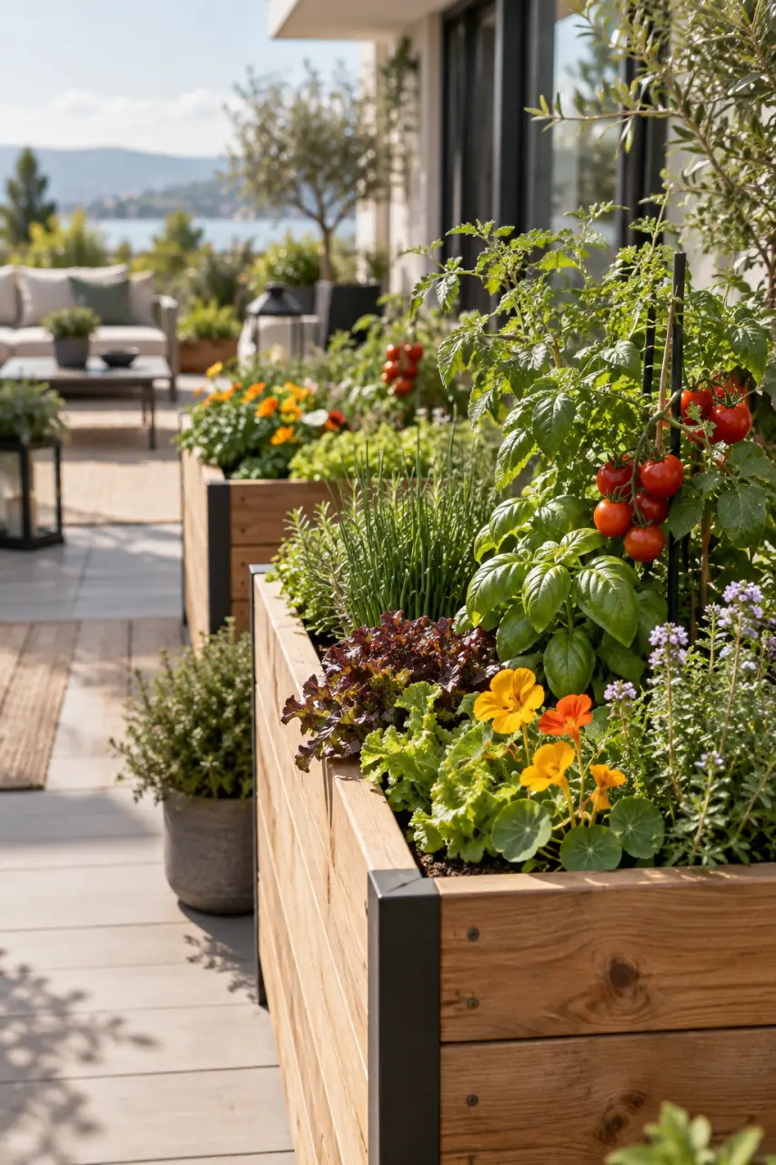 Carrés potagers surélevés : cultiver à hauteur sans encombrer la terrasse