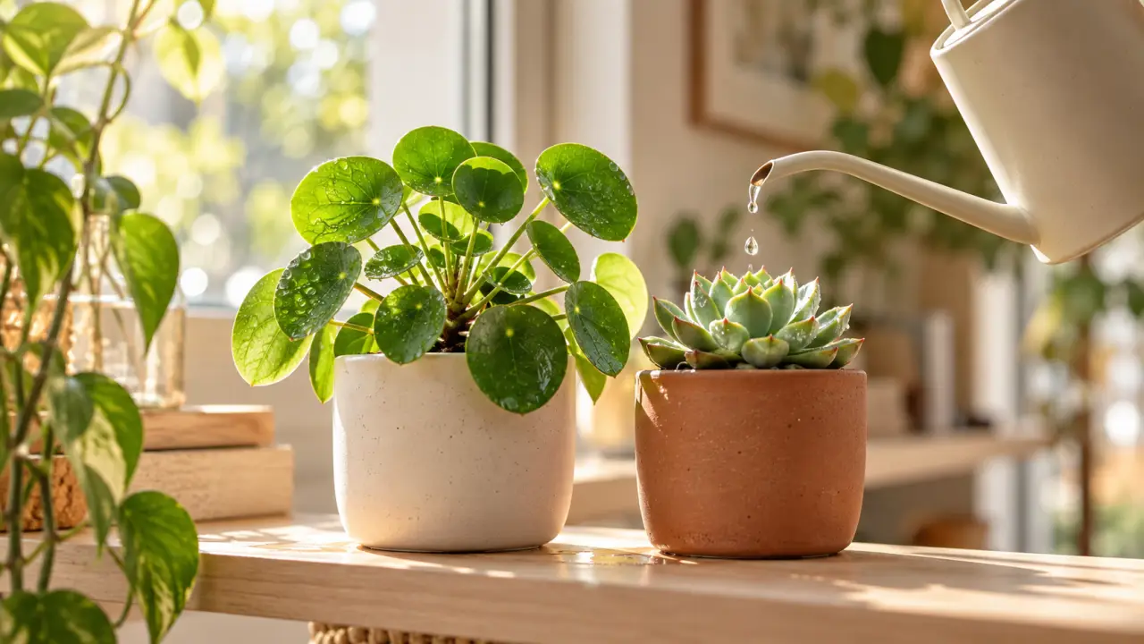 Mini plantes d’intérieur : le duo lumière-arrosage pour un coin vert sans encombrer