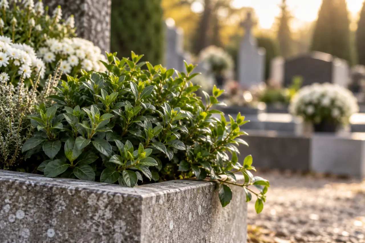 Plante de cimetière : des feuillages durables même entre deux visites