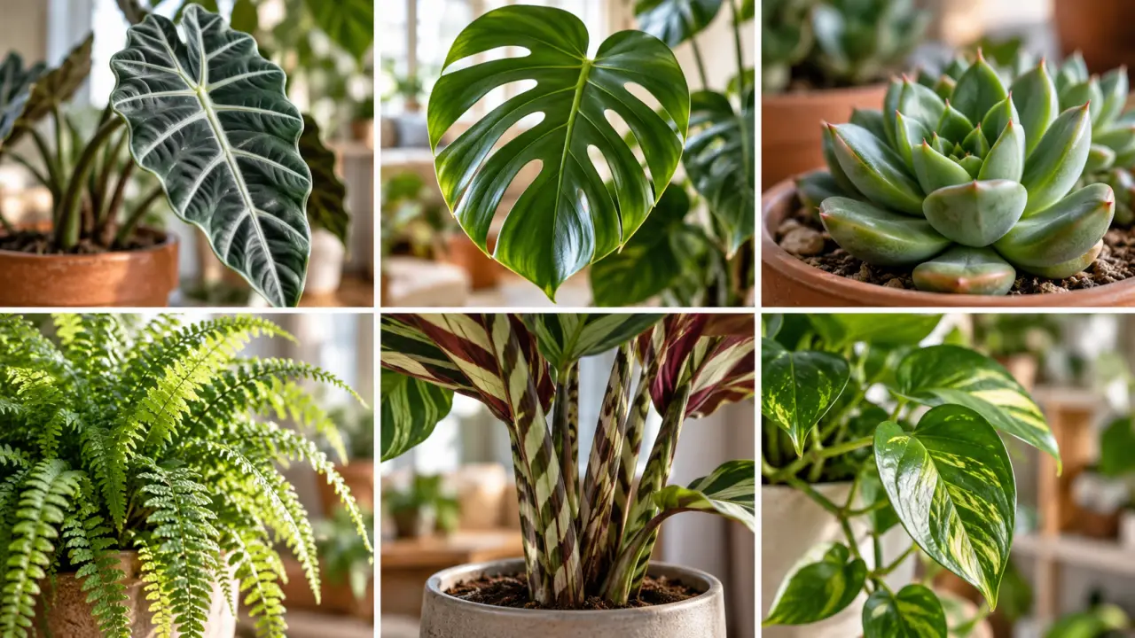 Plantes d’intérieur : 6 repères visuels pour reconnaître les espèces et choisir la bonne