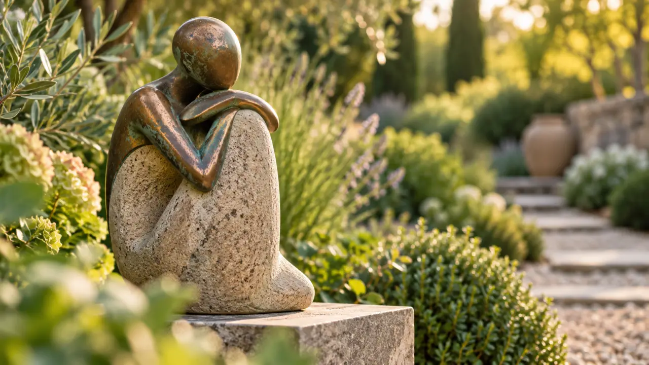 Sculpture pour le jardin : le matériau, la taille et la place qui évitent l'erreur d'achat