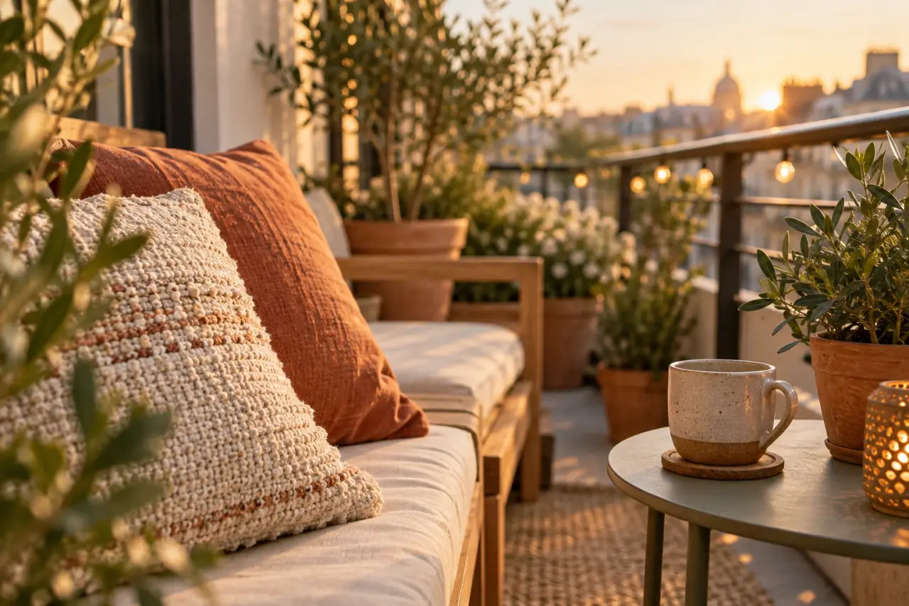 Décoration de balcon extérieur : aménagez un espace cosy sans le surcharger