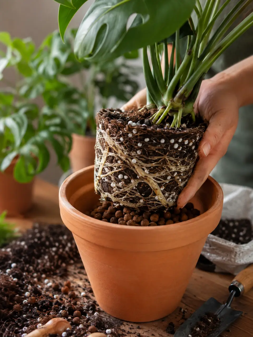 Quel terreau pour une plante verte ? Drainage, rétention d’eau et rempotage