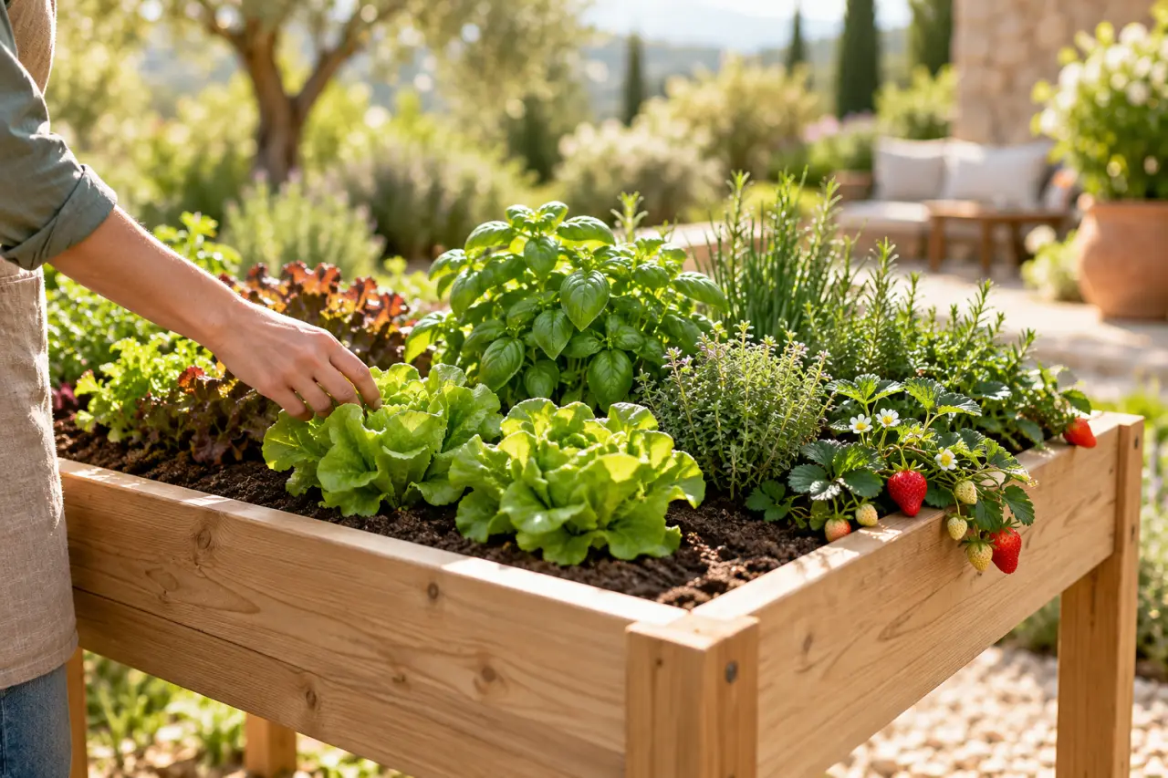 Potager en hauteur : 1,20 m de large pour cultiver sans se pencher