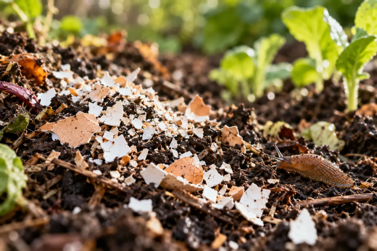 Coquilles d’œufs au jardin : utiles au compost, peu fiables contre les limaces
